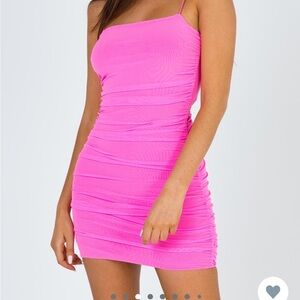 Princess Polly Holloway Wishes Pink Mini Dress